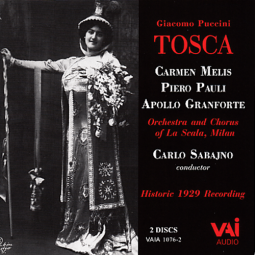 TOSCA Melis, Pauli, Granforte (La Scala 1929) (CD)