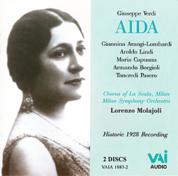 AIDA Arangi-Lombardi, Lindi, Capuana (La Scala 1928) (CD)