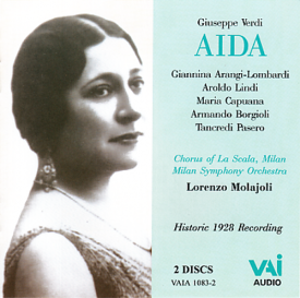 AIDA Arangi-Lombardi, Lindi, Capuana (La Scala 1928) (CD