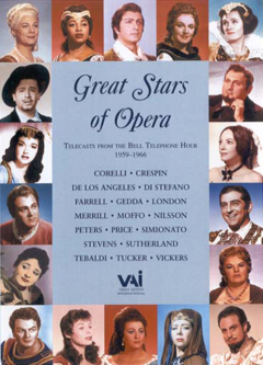 Great Stars of Opera, Vol.1: Bell Telephone Hour 1959-1966 (DVD)