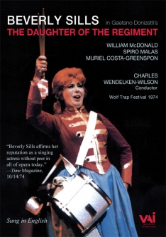 THE DAUGHTER OF THE REGIMENT Sills (Wolf Trap 1974) (DVD)