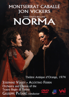 NORMA Caballe, Vickers, Veasey (1974) (DVD)