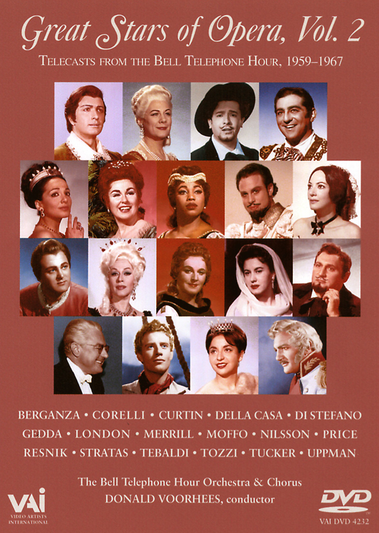 Great Stars of Opera, Vol.2: Bell Telephone Hour 1959-1967 (DVD