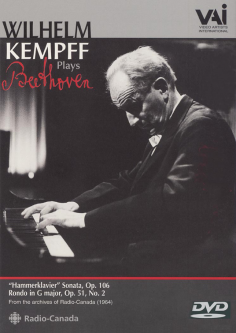 Wilhelm Kempff - Beethoven: Sonata Op.106 (1964) (DVD)