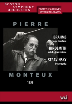 BSO, Monteux (1959) - Brahms, Hindemith, Stravinsky (DVD)