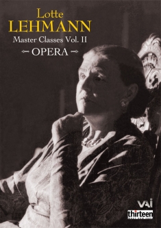 Lotte Lehmann: Master Classes - Opera (DVD)