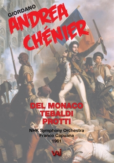 ANDREA CHENIER Del Monaco, Tebaldi, Protti (NHK 1961)  (DVD)
