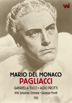 PAGLIACCI Del Monaco, Tucci, Protti (NHK 1961) (DVD)