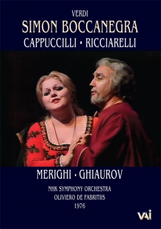 SIMON BOCCANEGRA Cappuccilli, Ricciarelli (NHK 1976) (DVD)