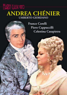 ANDREA CHENIER Corelli, Cappuccilli (1973 Film) (DVD)